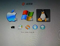 Disk partition layout showing a small recovery partition next to the main OS partition